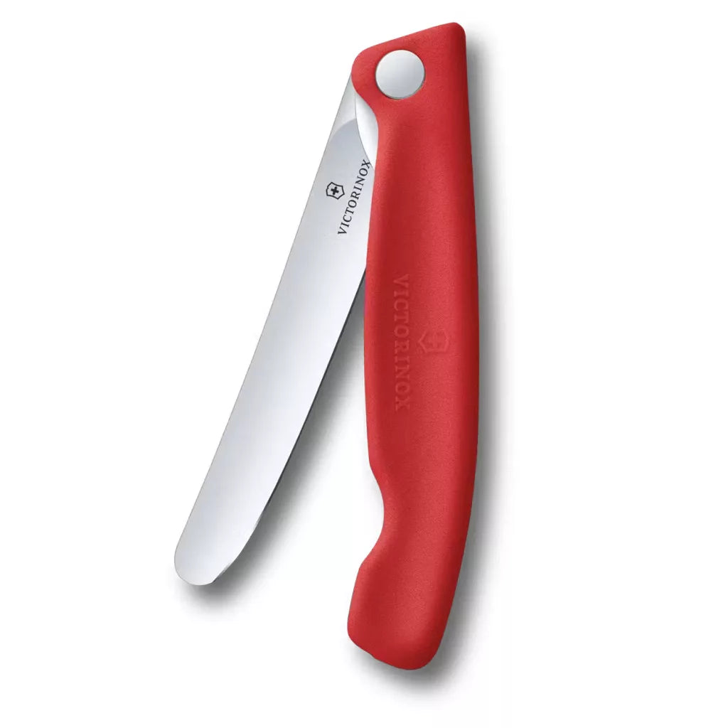 Swiss Classic Foldable Knife – Chili Red