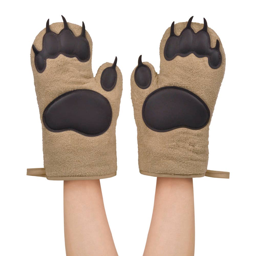 Bear Hands - Cotton Oven Mitts