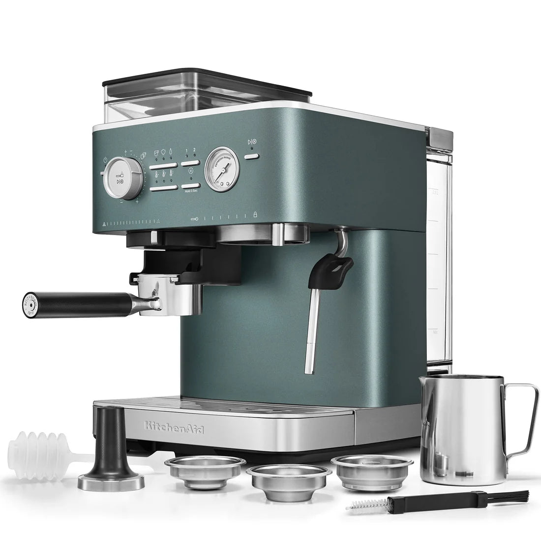 Semi-Automatic Espresso Machine with Burr Grinder – Juniper