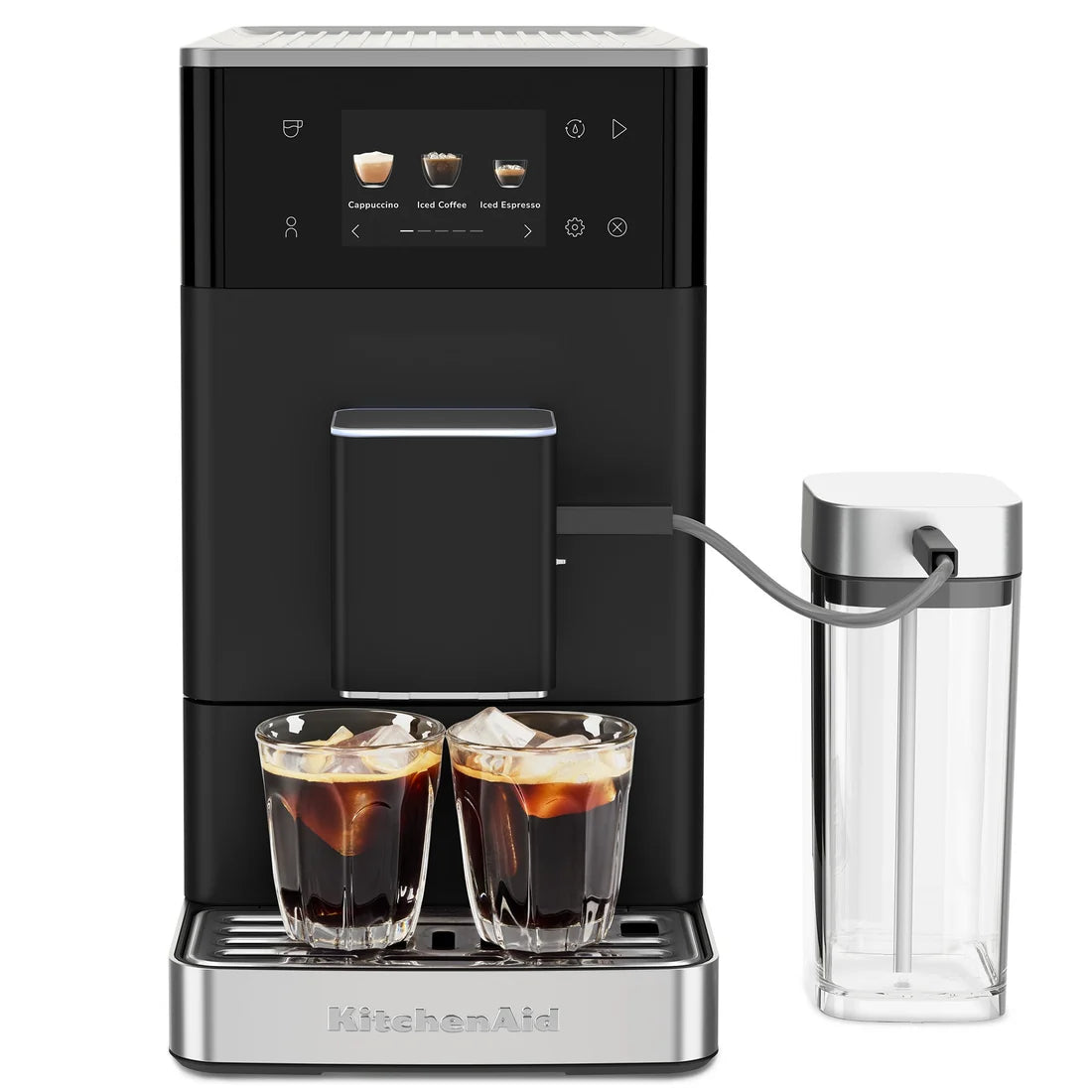 Fully Automatic Espresso Machine KF4 with Iced Coffee – Matte Black