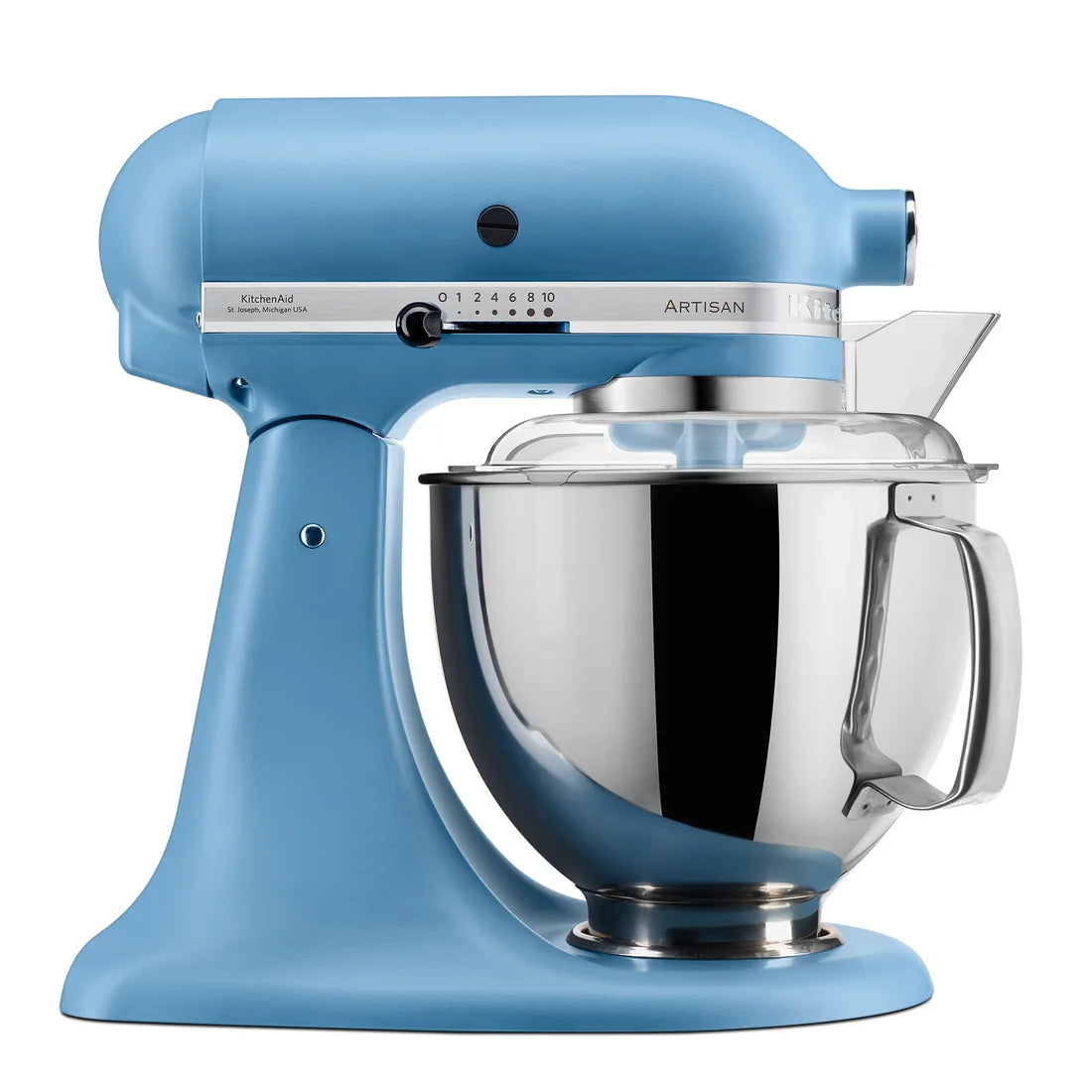 Artisan Tilt-Head Stand Mixer 4.8 L with Extra Accessories – Velvet Blue