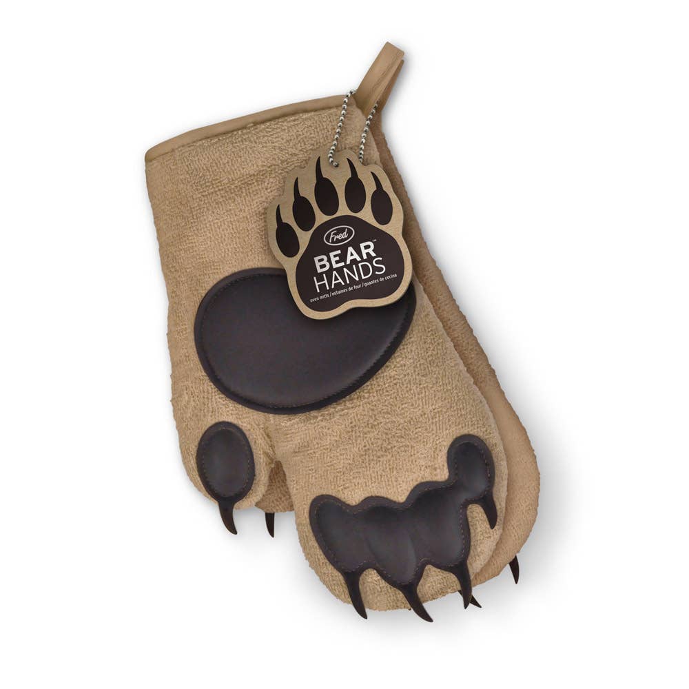 Bear Hands - Cotton Oven Mitts