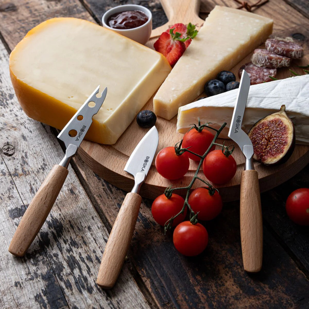 Cheese Knife Set Amigo Small, 3 Pieces