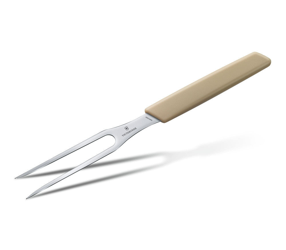 Swiss Modern Meat Fork 15 cm Beige