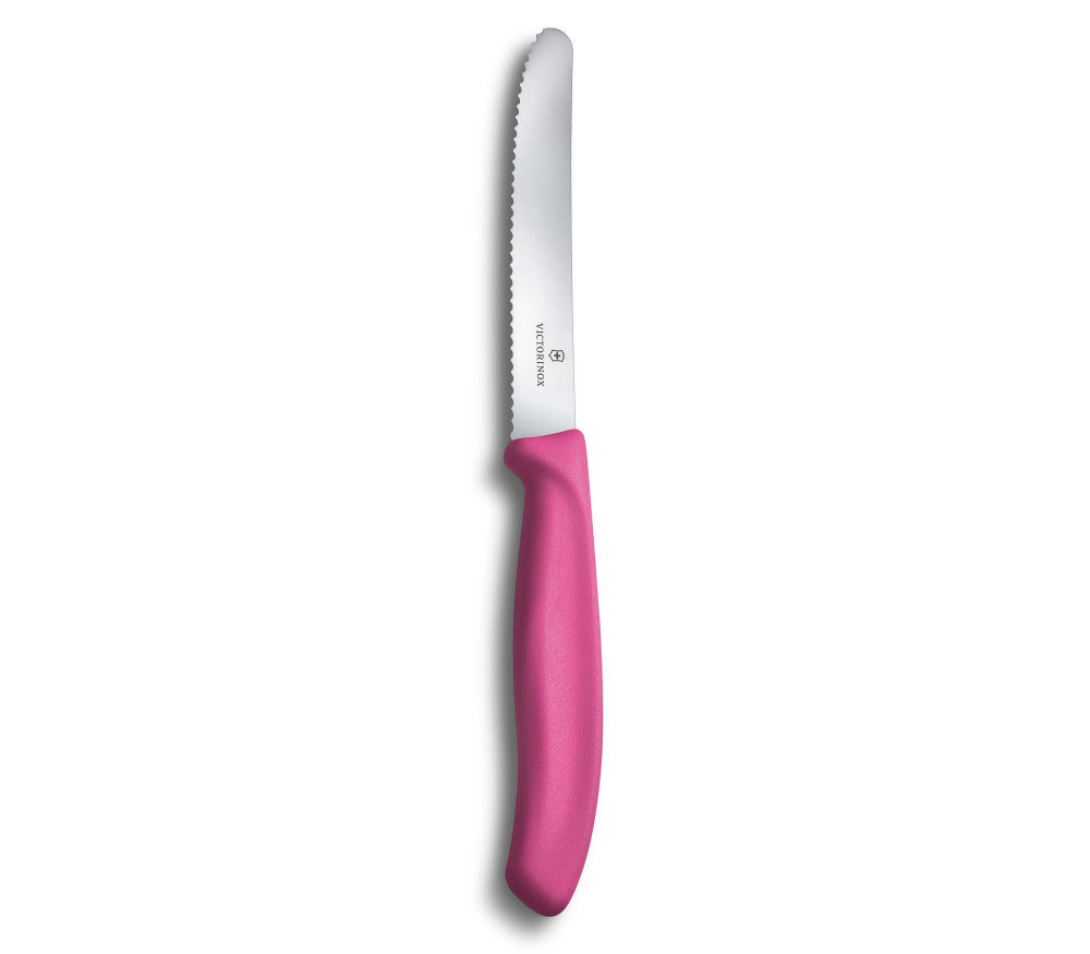 Swiss Classic Breakfast Knife Serrated Pink