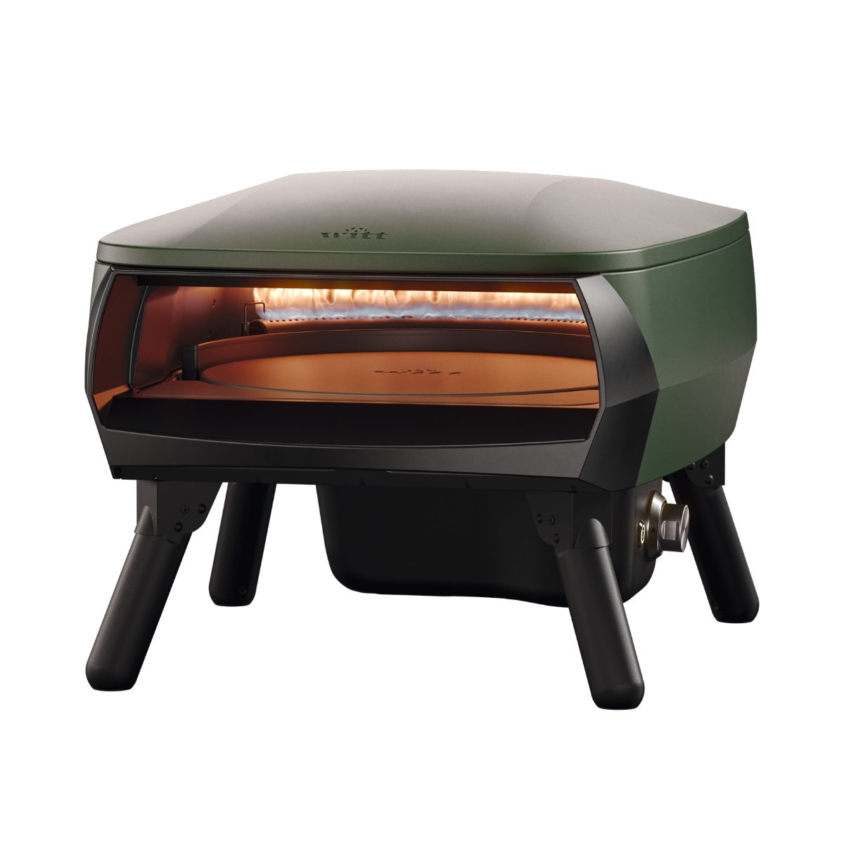 Piccolo Rotante 13" Pizza Oven – Green