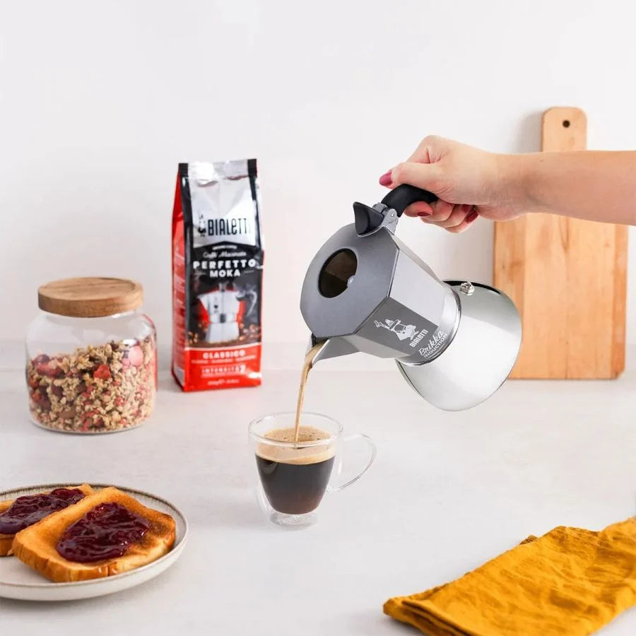 Brikka Induction Stovetop Espresso Maker, 4 Cup