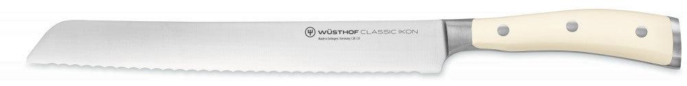 Classic Ikon Creme Bread Knife 23 cm